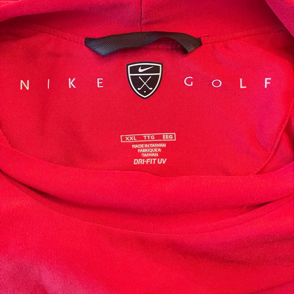 Short sleeve Nike Golf Size XXL Dri-Fit UV Mock Embroidered Georgia Logo Shirt - Picture 4 of 4